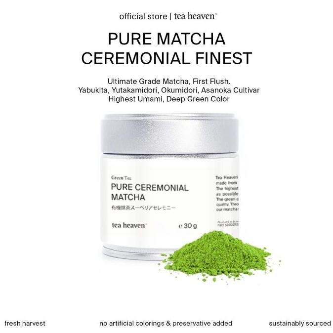 

Murah Tea Heaven Pure Ceremonial Matcha Finest 30Gr