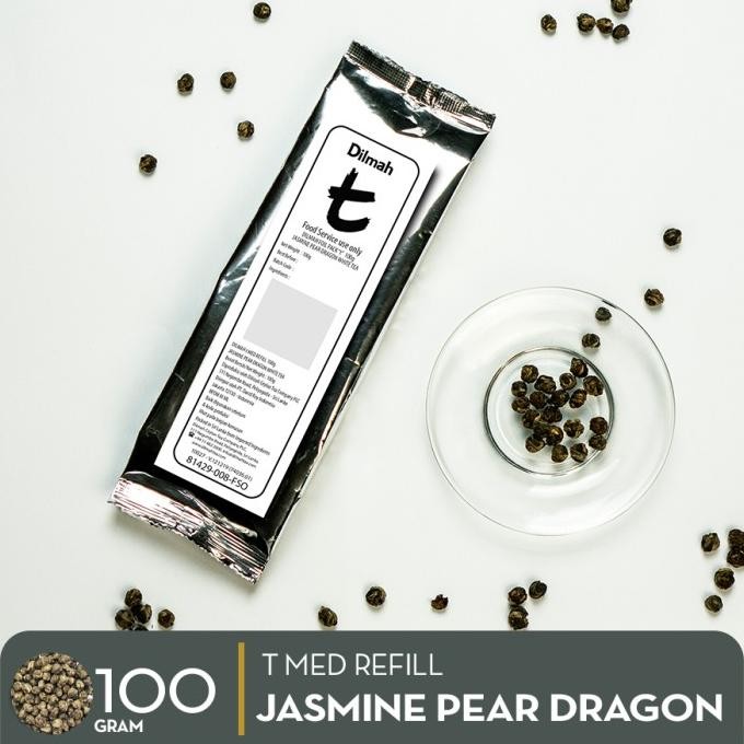 

Murah Dilmah T Med Refill Jasmine Pear Dragon - White Tea 100Gr