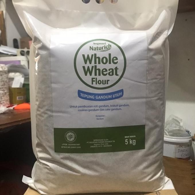 

Murah Tepung Gandum Utuh 5Kg - Naturich Whole Wheat - Gosend / Grab Onlyy!!