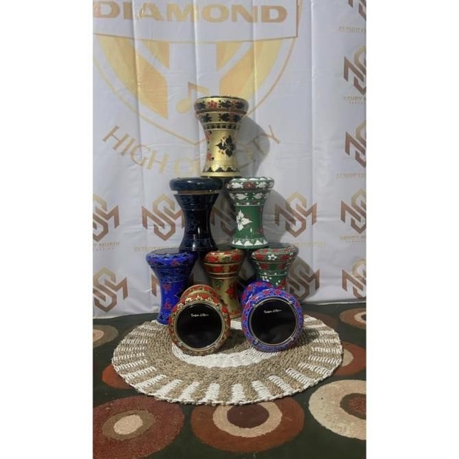 DARBUKA MINI DUMBUK BATU MARAWIS HADROH MINI 6 INCHI DARBUKA ANAK MURAH TERUNIK