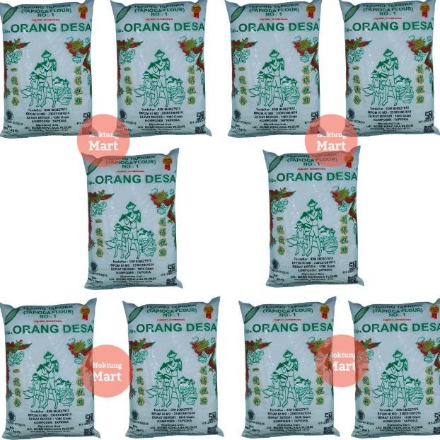 

Promo 1 Dus Tepung Tapioka Cap Orang Desa Kartonan 1Kg X 10