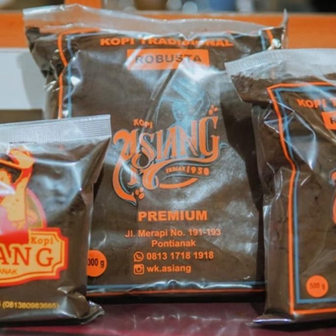 

Grosir Kopi Asiang Original 500Gr - Robusta Bubuk Pontianak - Jlu