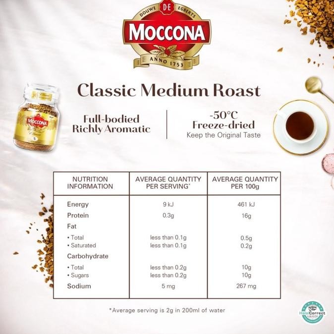 

Promo Moccona Classic 5 Medium Roast 100G