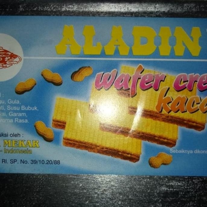 

Sale Wafer Kacang Aladin Wafer Cream Kacang Aladin Wafer Cokelat Aladin