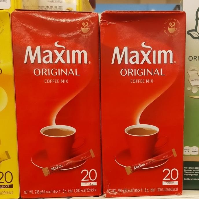 

Sale Maxim Original Coffee Mix 236Gr Isi 20Stick Kopi Instant
