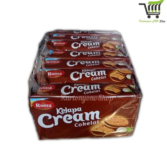 

Promo Snack Roma Kelapa Cream Cokelat Per Pak Isi 7 Bungkus