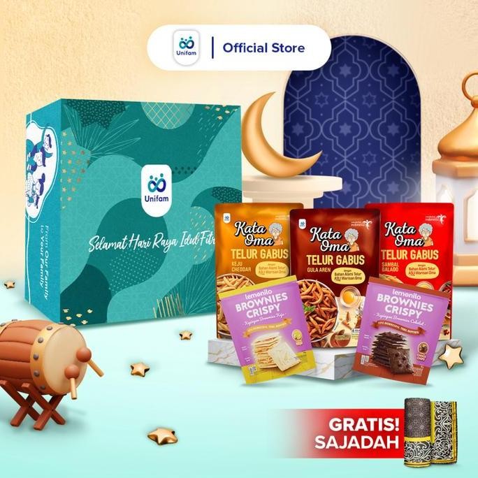 

Grosir Unifam Hampers Lebaran Idul Fitri Snack Kata Oma & Lemonilo (Isi 5 Bag)