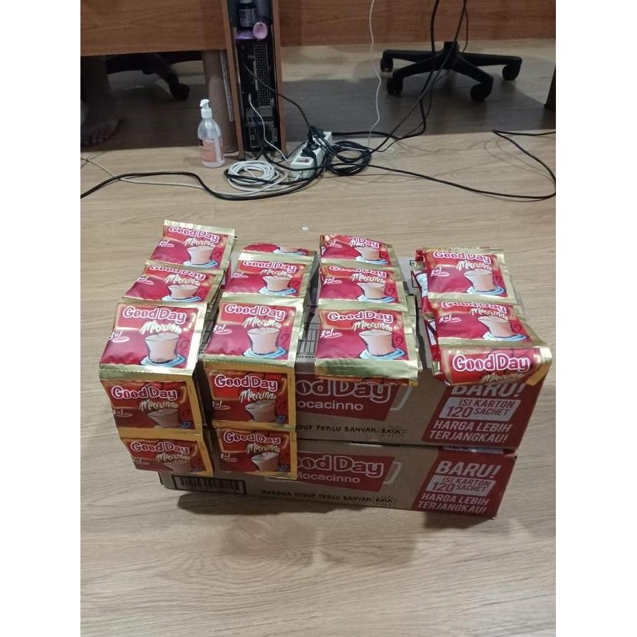 

Grosir Kopi Good Day Mocacino Merah Per 1 Dus Isi 12 Renceng Coffee Bubuk