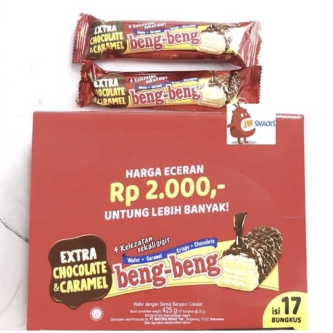 

Murah [Grosir!!] Beng Beng Coklat 25Gr 1 Dus Isi 8 Pak X 17 Pcs - Grosir May