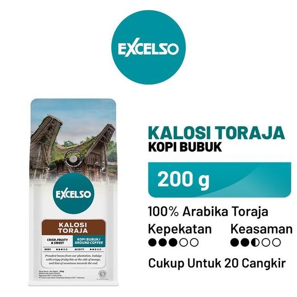 

Promo Excelso Kalosi Toraja - Bubuk Kopi 200 Gr