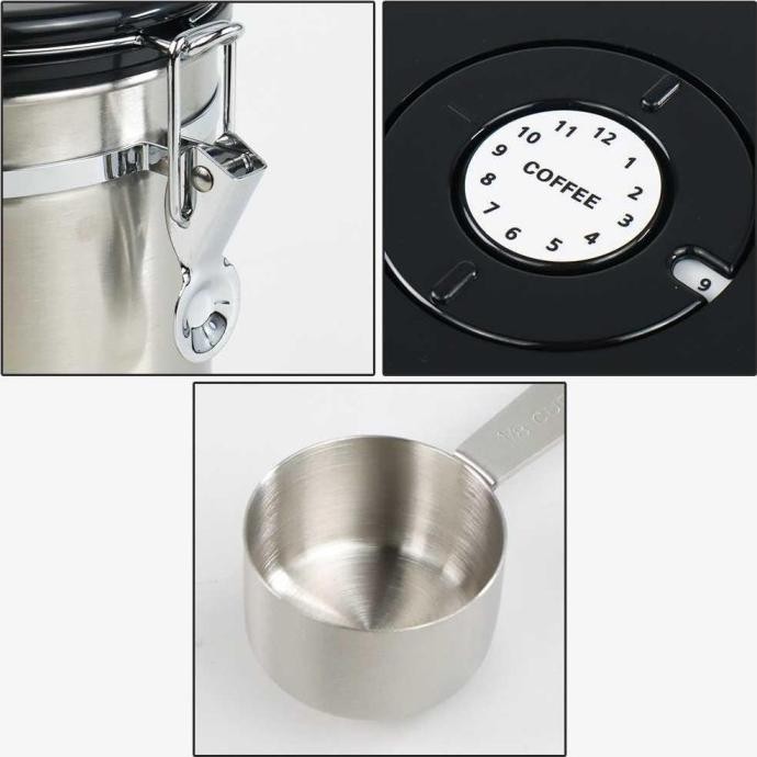 

Murah Toples Kedap Udara Biji Kopi Coffee Storage Canister 1.8L - Mss19 Lism
