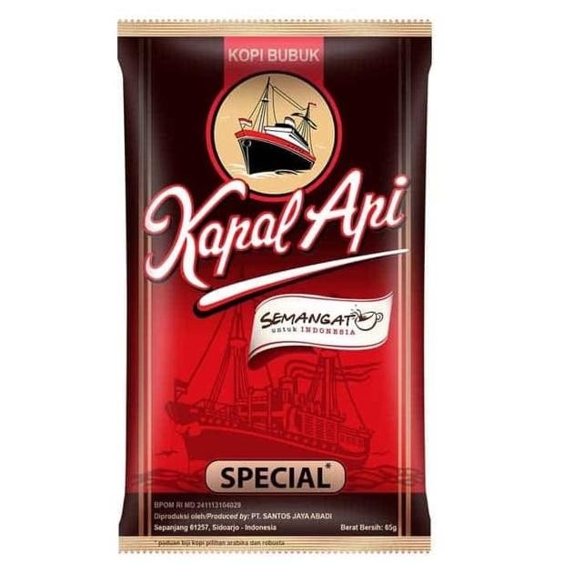 

Murah Kopi Kapal Api Special Tanpa Gula 65 Gram 10 Sachet Per Renceng 65Gr