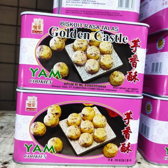 

Promo Golden Castle Yam Cookies Biskuit Talas 700Grm