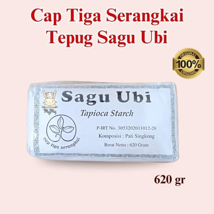 

Murah Tepung Sagu Ubi - Tapioca Starch Cap Tiga Serangkai 620Gr