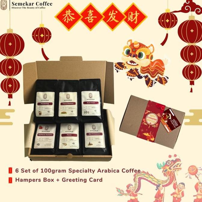 

Grosir Kopi Gift Box Hampers 6 Varian Nusantara Indonesia Arabica By Semekar Coffee Robusta Bubuk