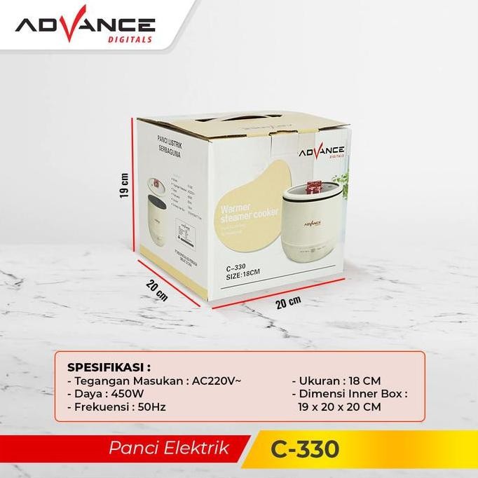 

Grosir Mami Louisse Exclusive! Panci Listrik Advance C-330 Serbaguna!!! Eelectric Hot Pots Pemanas Dan Bisa Memasak