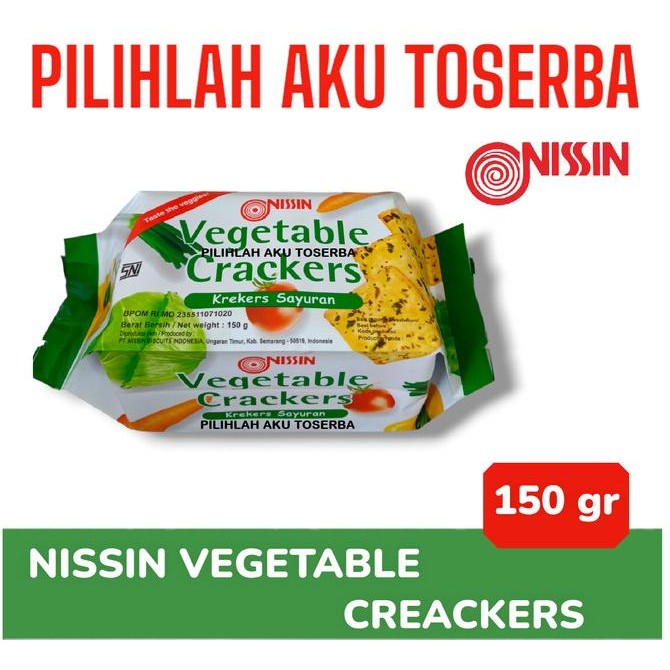 

Sale Biskuit Nissin Vegetable Crackers 150 Gr - ( Harga 1 Dus )