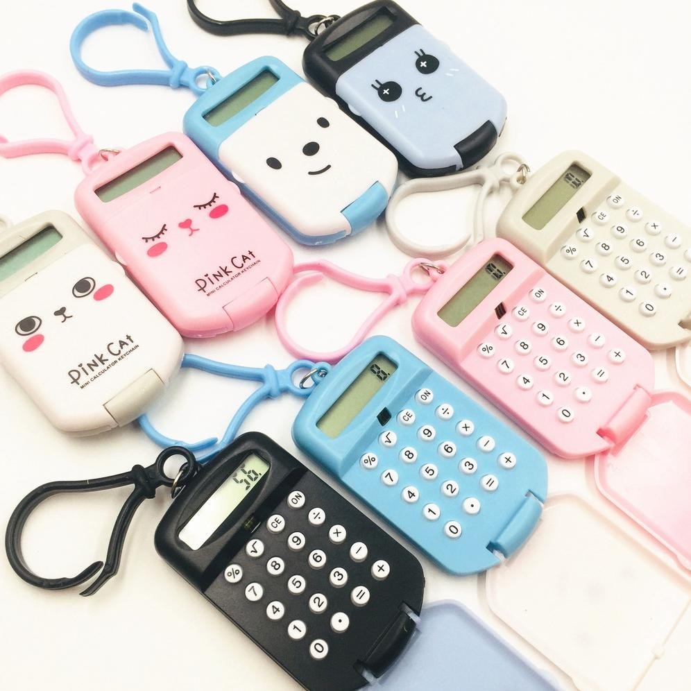 

ZX41 qw-7 AS Kalkulator Mini Kalkulator Saku Portabel Gantungan Kunci Kalkulator Kantor Stationary Murah Murah