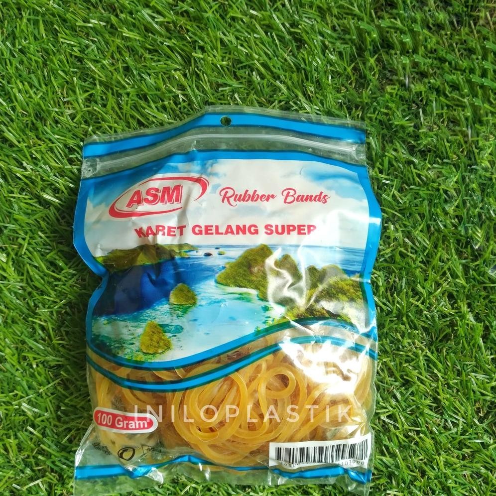

gfd-6 gq-68 Karet Gelang ASM 100gr / Rubber bands Sale Termurah