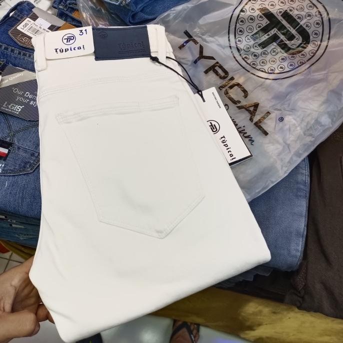 Murah Celana Jeans Pria Skinny Typical Original Bahan Melar / Celana Putih