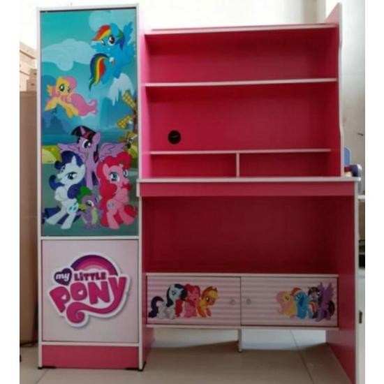 MEJA BELAJAR ANAK OLYMPIC - LITTLE PONY