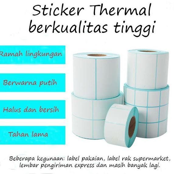 

Sr-32 Kertas Label Uk 10X10 Cm Dan 10X15 Cm/Stiker Thermal