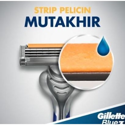 Gillette - Blue Iii Comfort Gilette | Alat Cukur Kumis Jenggot Gillete Original