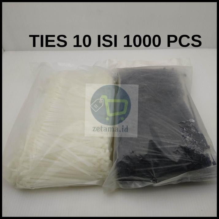 

Kabel Ties 10Cm Isi 1000Pcs Putih/Hitam