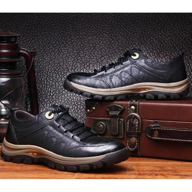 Sepatu K11 Kulit mode boot safety Pria Keren Sepatu Kulit Pria sergio Sepatu Kulit Pria Original-Sep