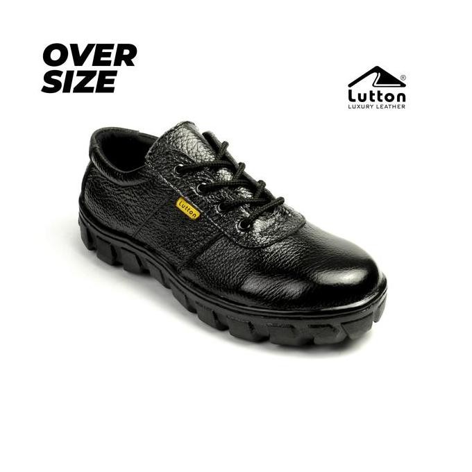 Terjangkau Lutton - Sepatu Safety (Oversize) Ujung Besi Kulit Asli - Mamba Kerja Shoes
