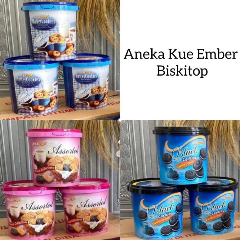 

Me41 bas-12 Biskuit Ember Bulat - Butter Cookies Biskitop - Kue Kaleng Murah Hemat Viral