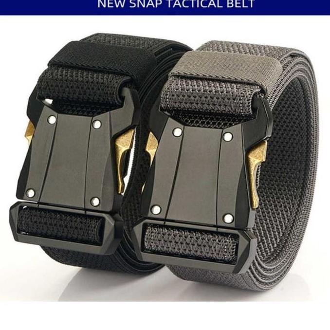 Ori - B.F.S Ikat Pinggang Pria Elastikitas Weaving Masukkan Gesper Taktis Nylon Sabuk Pria Eiger Bel