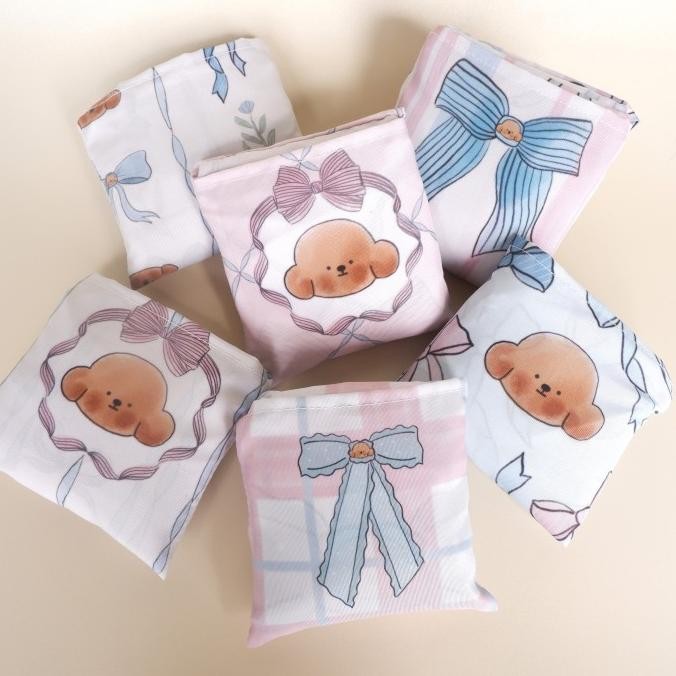 Double Handle Grocery Bag - Flower Path TB