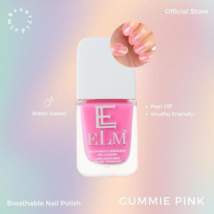 SPECIAL BUNDLE ELM FRENCH NAIL- Nail Polish - Breathabel/Permeable/PeelOff/WudhuFriendly Art