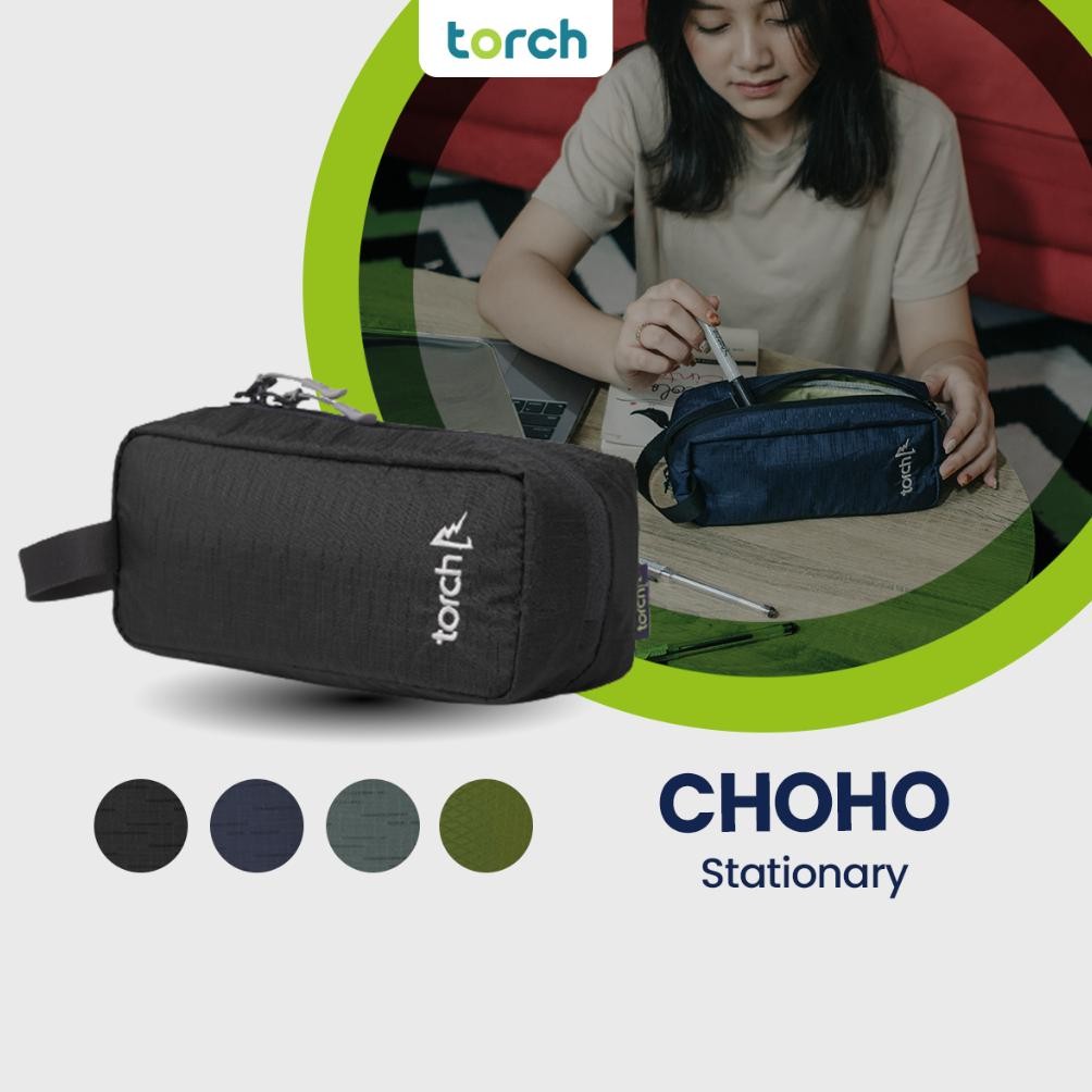 

TORCH Choho Pouch Alat Tulis Perlengkapan Sekolah Kosmetik Tempat Pensil Souvenir Anti Air - Packing Organizer Pouch Stationery Pack