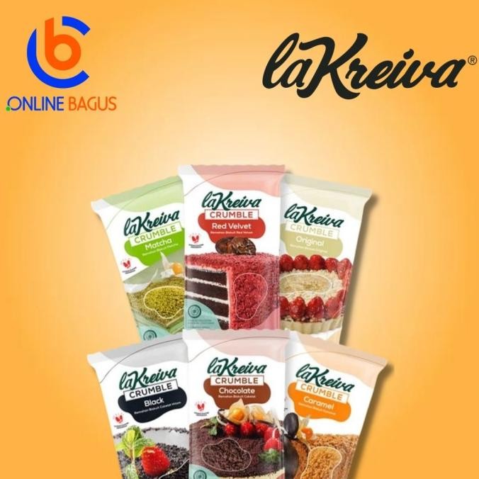 

La Kreiva Crumble Remahan Biskuit 250g nUg