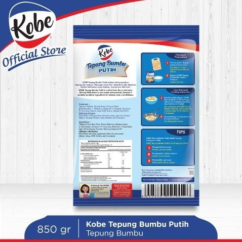 

Bisa Gosend! Kobe Tepung Bumbu Putih 850Gr 1 Karton Isi 12Pcs Gojek/Grab Only