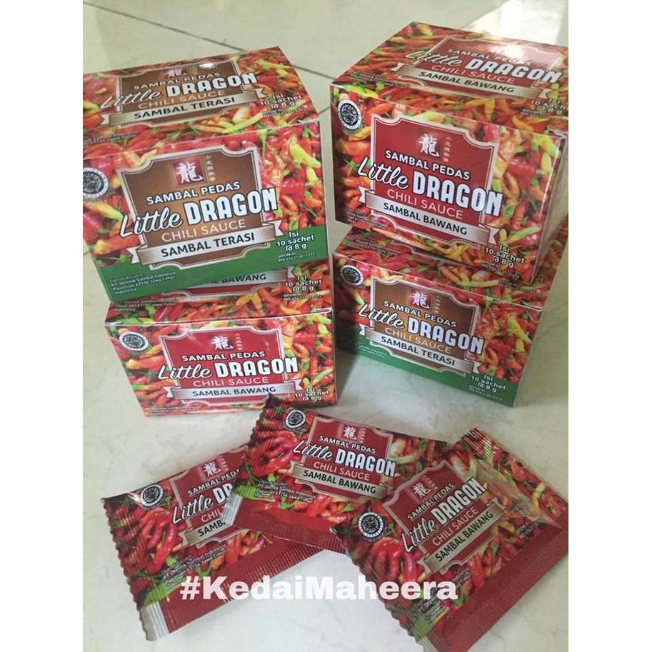 

Sambal sachet bawang atau terasi little dragon chili sauce nUg