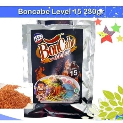 

Boncabe Kobe sambal tabur lv15 /Bon cabe 230g kiloan/ boncabe Original nUg