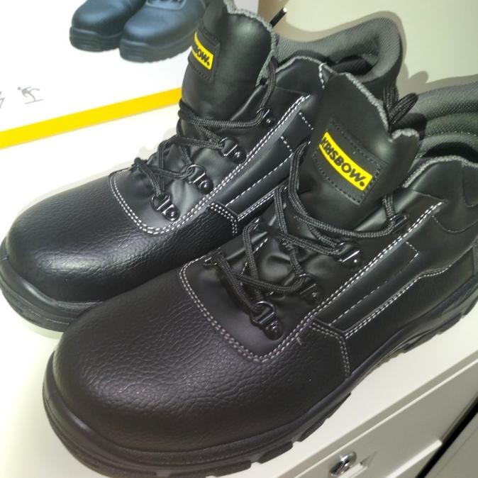 Miliki Sepatu Safety Krisbow Hercules 6 Inchi/Safety Shoes Hercules 6 Inchi