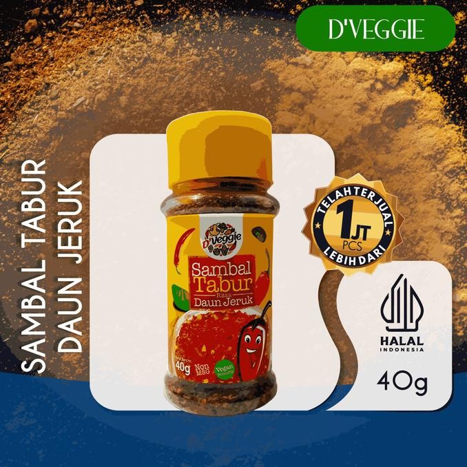 

DVEGGIE Sambal Tabur Rasa Daun Jeruk 40 gram nUg