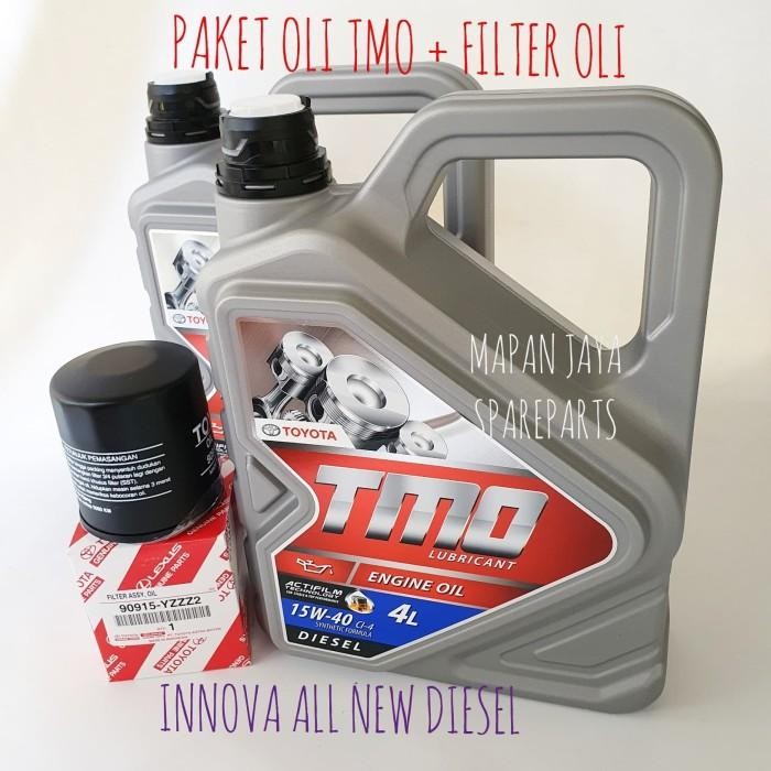 Paket Oli Tmo Diesel Dan Filter Oli Innova Reborn Diesel Gojek Grab Original Dan Terpercaya