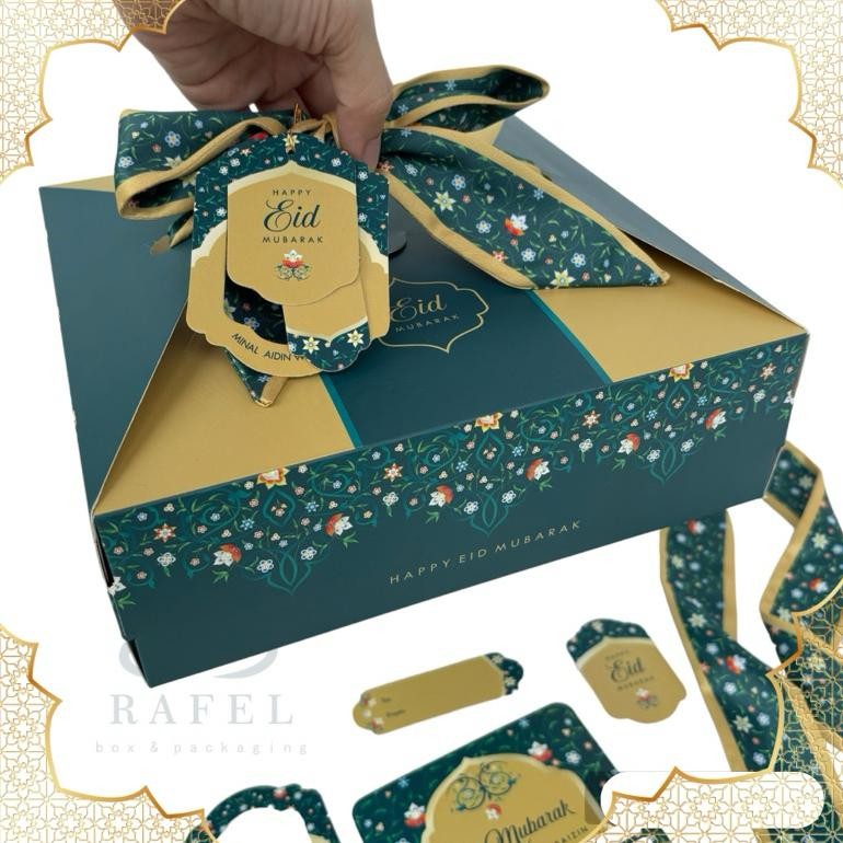 

5 Set Box Jinjing Twilly Daniah Box Idul Fitri 20x20x8 22x22x7