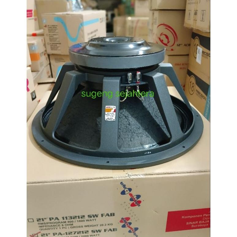 ter-46 Super Sale Speaker 21 Inch Fabulous 21 PA 127212 Sw Watt 2200 Voice Coil 5inch Premium Murah