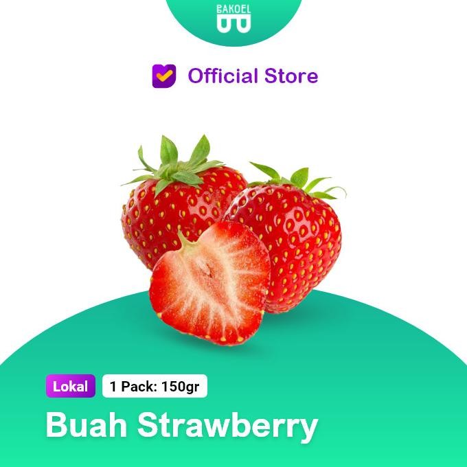 

Strawberry / stroberi (harga per pack) @150gr nUg