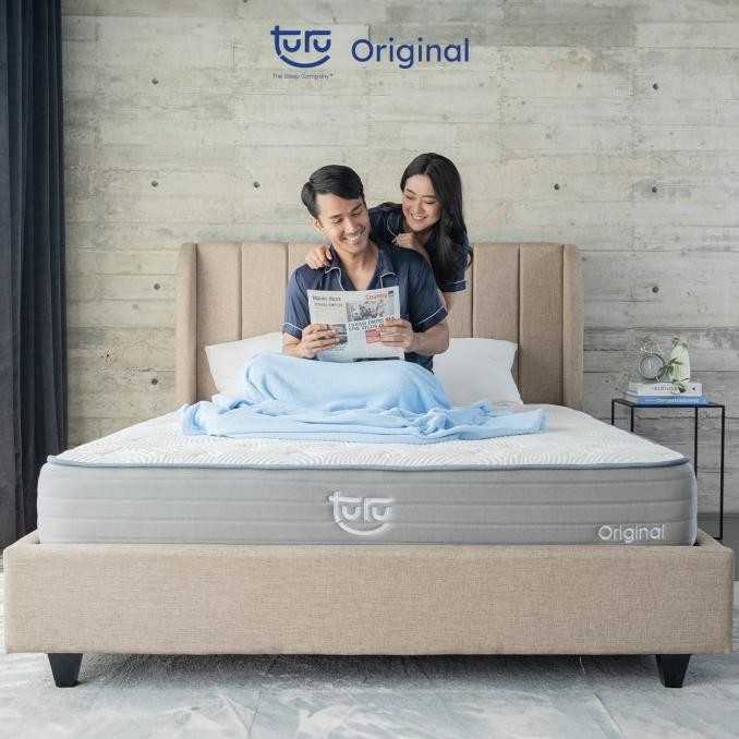 Kasur Pocket Spring Bed TURU ORIGINAL uk. 90x200 (Single) FREE BANTAL