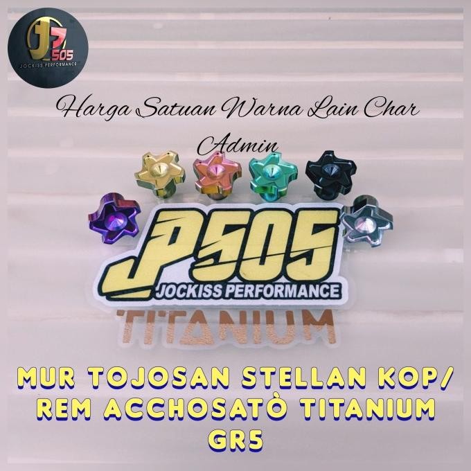 Murah Mur Adjuster Kopling/Rem Acchosat Titanium Gr5