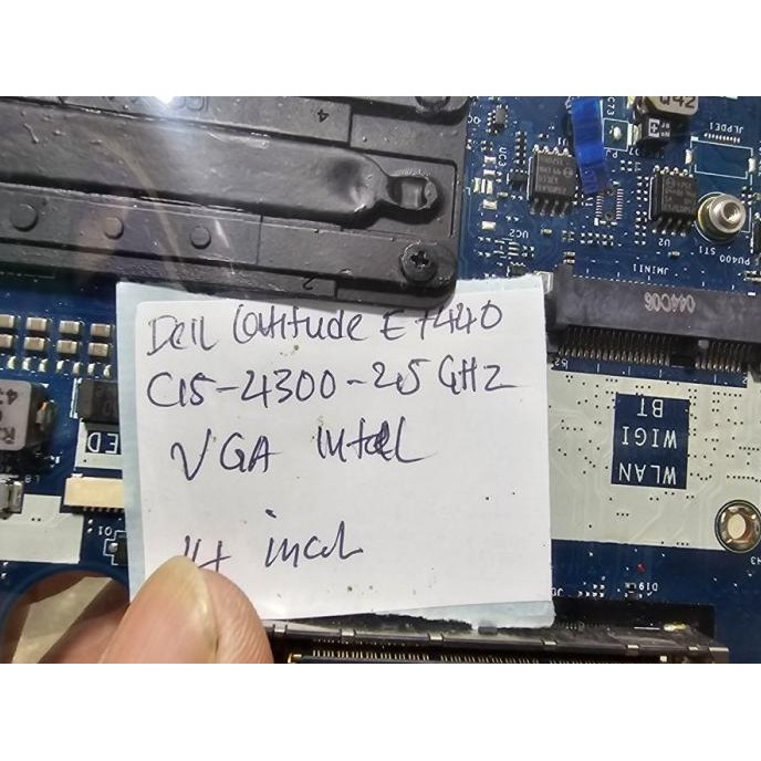 Motherboard Laptop Dell Latitude E7440 Core I5-4300U Dengan Kipas Heatsink New Stok
