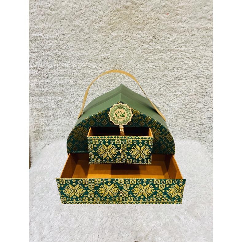 

Kubah Tenteng 2 susun / box lebaran / hampers lebaran / parcel lebaran / idul fitri / eid mubarak