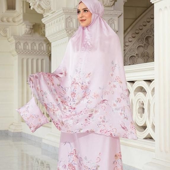 Sale Mukena Buttonscarves Farra Prayer Robe - Sweetpea
